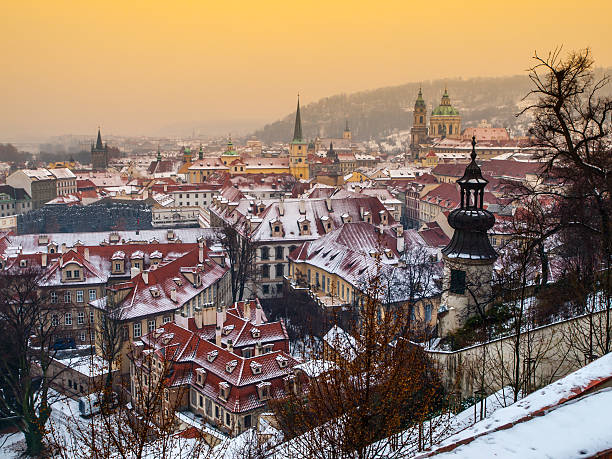 istock Prague Lesser town in winter time 528419508
