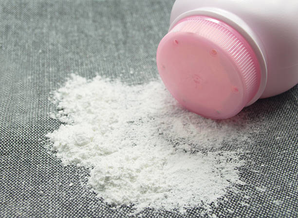 istock Baby talcum powder container 528419604