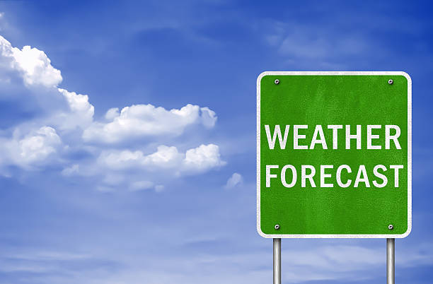 istock Weather Forecast - road sign concept 528423176
