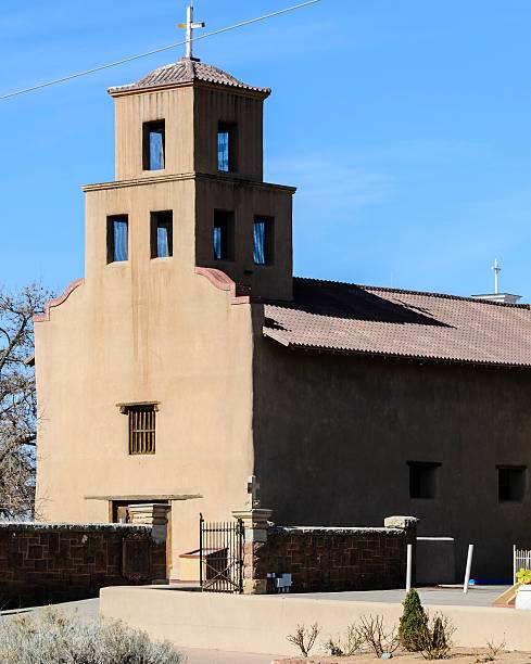 istock Southwest Style Church, Santa Fe 528423570
