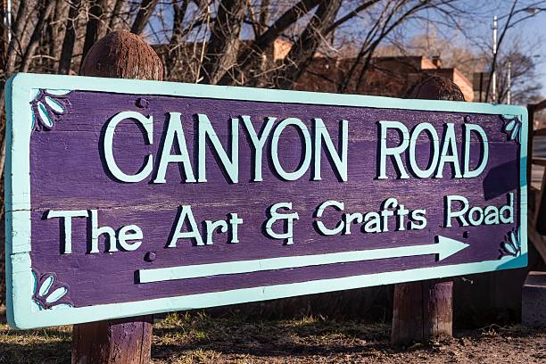 istock Canyon Road Historic Art District, Santa Fe 528424280