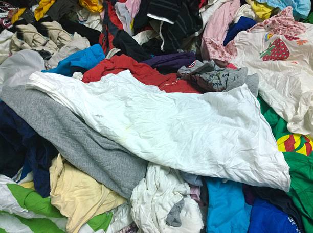 istock The Secondhand clothes in the market 528424878