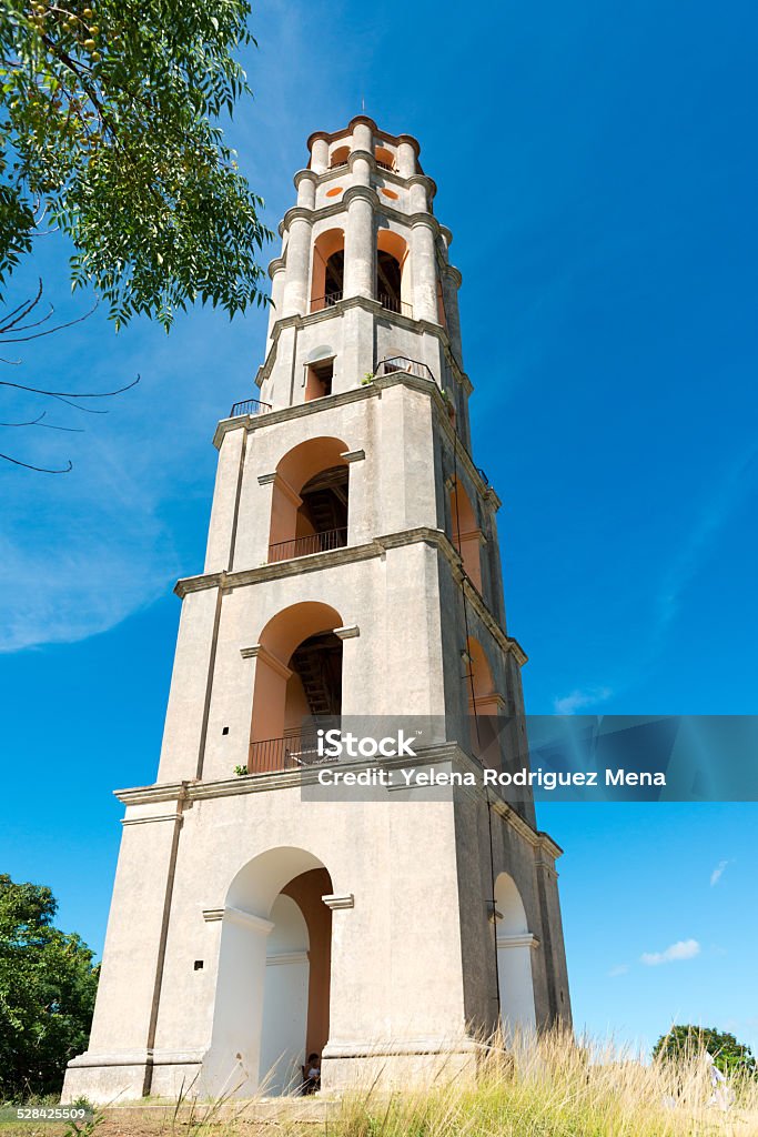 Manaca Iznaga Tower in Valle de los Ingenios,Cuba The Manaca Iznaga tower is Uneco world heritage site and a tourist landmark close to Trinidad in Cuba Architecture Stock Photo