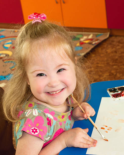istock Girl,syndrome, down syndrome 528425517