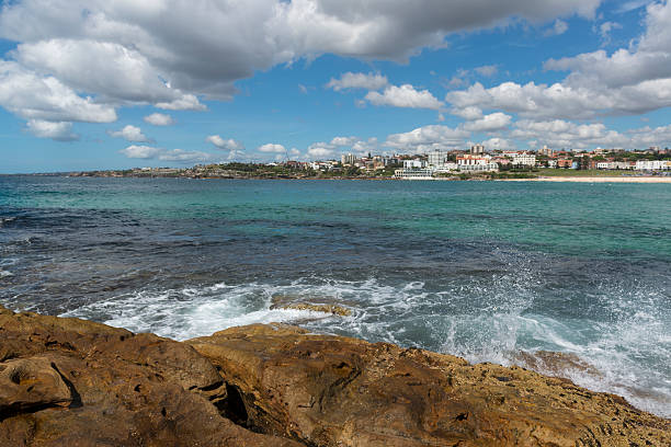 istock Bondi North Rocks on a sunny day, Sydney, Australia. 528425910