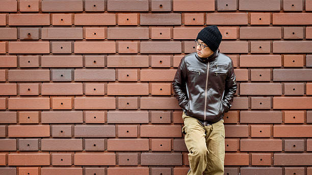 istock Asian Man in a Brown Jacket 528428166
