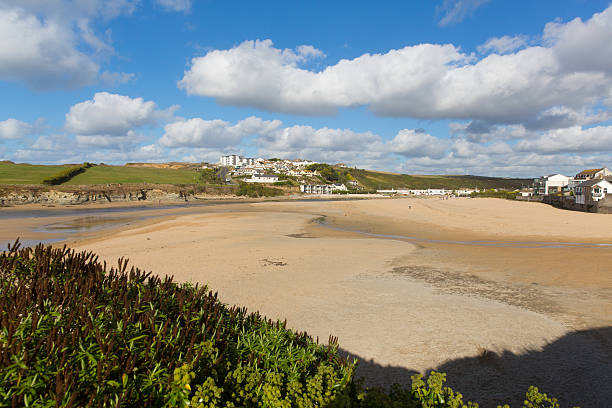 istock Porth beach Newquay Cornwall England UK 528429359