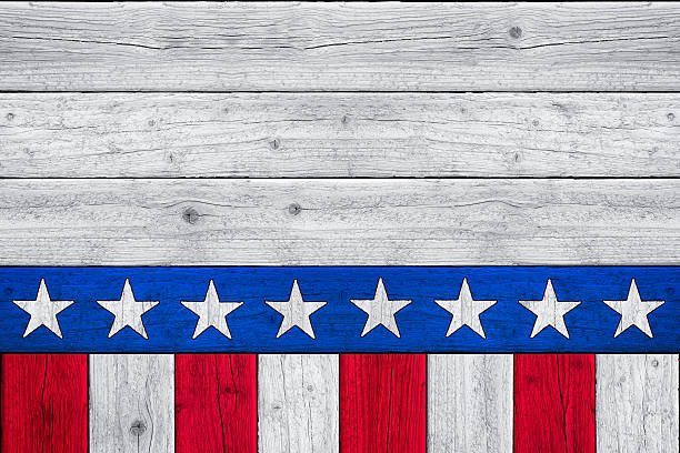 istock Patriotic Stars and Stripes Old Glory Background (SEAMLESS) 528430148
