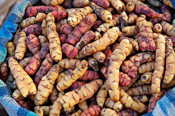мешок из картофель - raw potato root vegetable vegetable sack стоковые фото и изображения