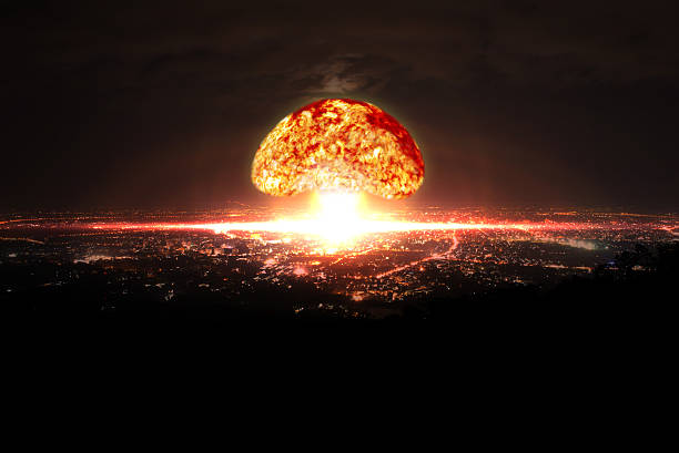 istock nuclear bomb explosion in the city 528431034