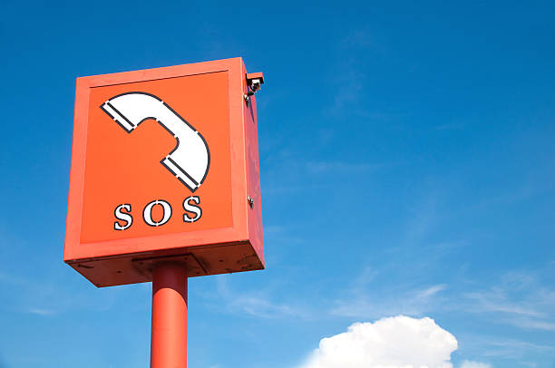 istock SOS EMERGENCY TELEPHONE SIGN ON THE MOTOR WAY 528431300