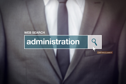 Web search bar glossary term - business administration definition in internet glossary.