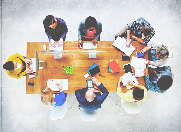istock Group of Diverse Various Occupations People Meeting Concept 528436984
