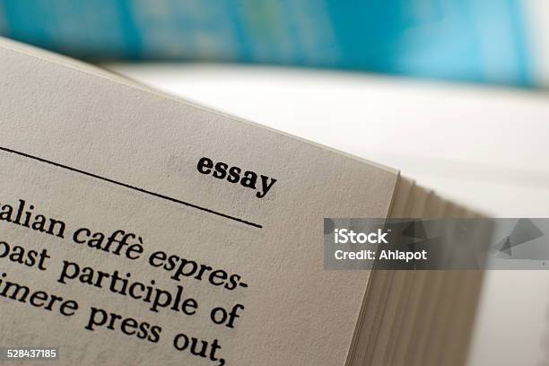 Essay Stock Photo - Download Image Now - Article, Book, Copy Space