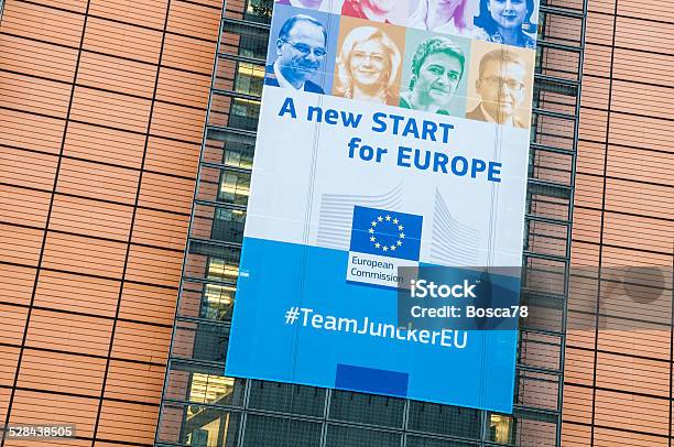 European Commision Team Guided By Junker Stock Photo - Download Image Now - Architecture, Authority, Belgium