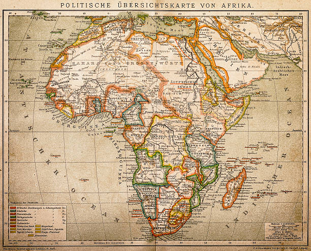 istock Political outline map of Africa 528439350