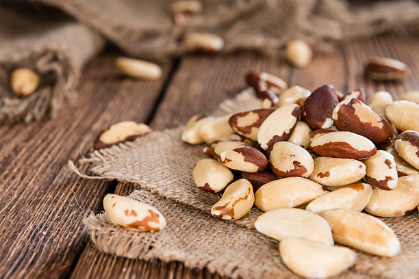 istock Portion of Brazil Nuts 528439463
