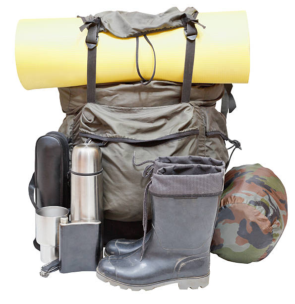 istock outdoor camping equipment isolated on white 528440201