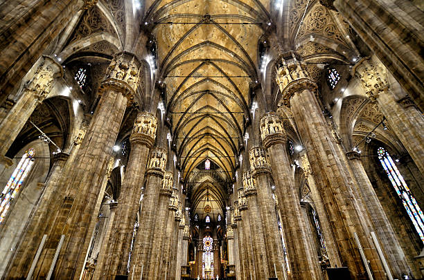 istock Interior of Duomo, Milan 528442156