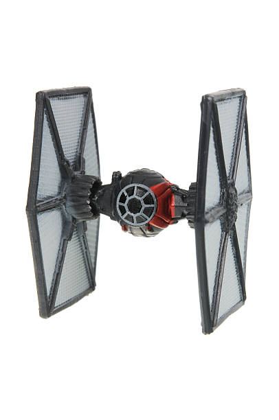 sterne kriege krawatte kämpfer diecast spielzeug - tie fighter stock-fotos und bilder