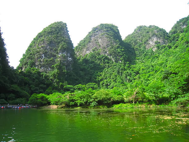 istock Landscape with moutain and river, Trang An, Ninh Binh, Vietnam 528463691