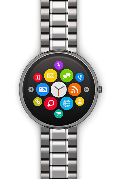 istock Stainless steel luxury smartwatch 528464481