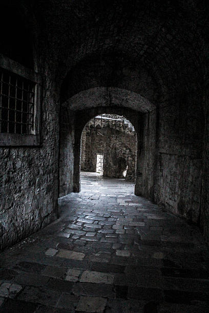 istock Tunnel in old fortress 528465345