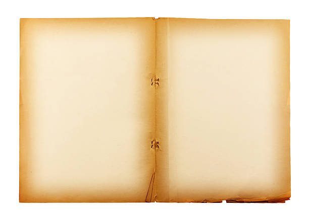 istock old paper isolated on white background , with clipping path 528465703