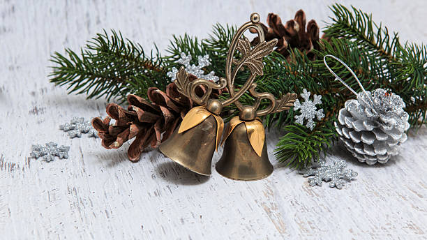 istock Christmas card vintage decoration 528466389