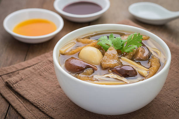 istock Fish maw soup in bowl 528476676