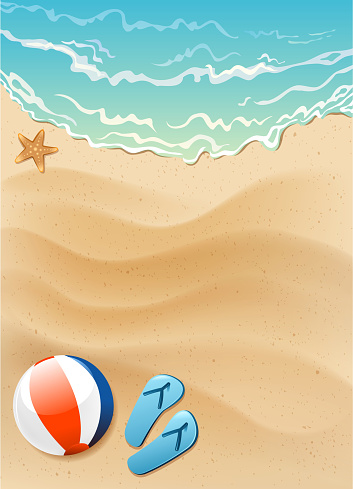 design of vector blank beach illustrations.This file was recorded with adobe illustrator cs4 transparent.EPS 10 format.