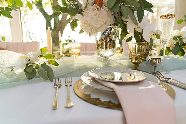istock beautifully decorated table with flowers 528477486