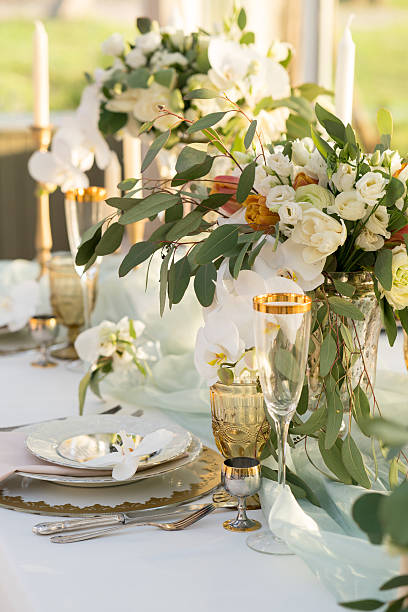 istock beautifully decorated table with flowers 528478294