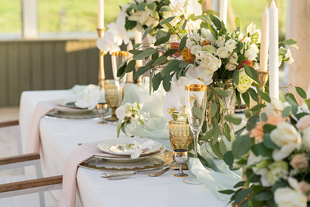 istock beautifully decorated table with flowers 528478540
