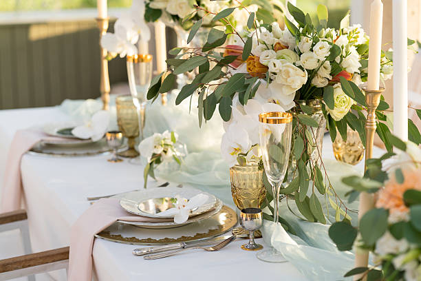 istock beautifully decorated table with flowers 528478764