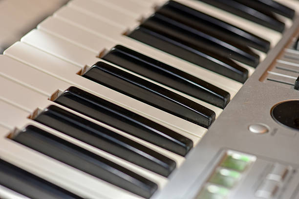 istock Electronic organ keyboards in natural light 528478806