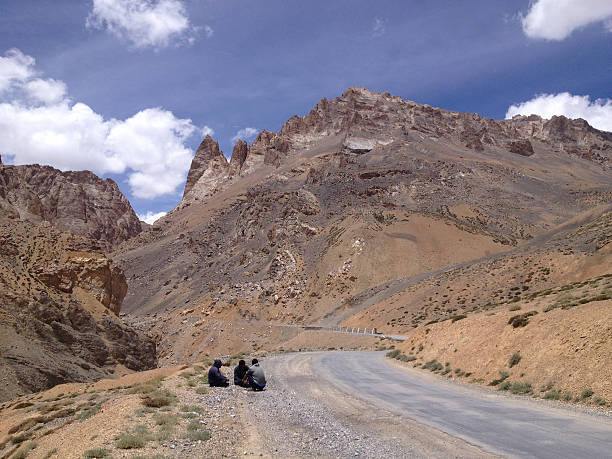 Himalaya landscape mountain view background in Leh india