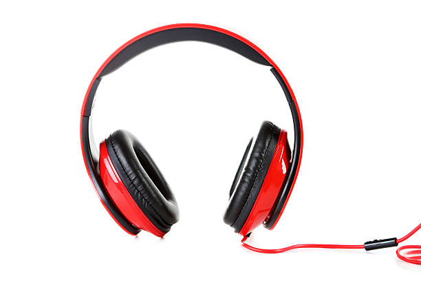 istock Headphones isolated on a white, close up 528482250