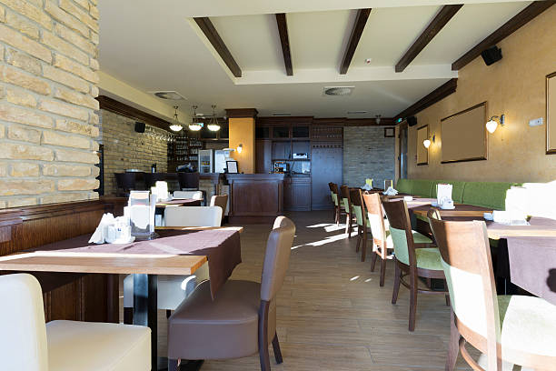 istock Interior of a hotel restaurant 528484584