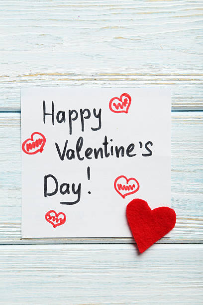 istock Red hearts and sheet of paper 528485620