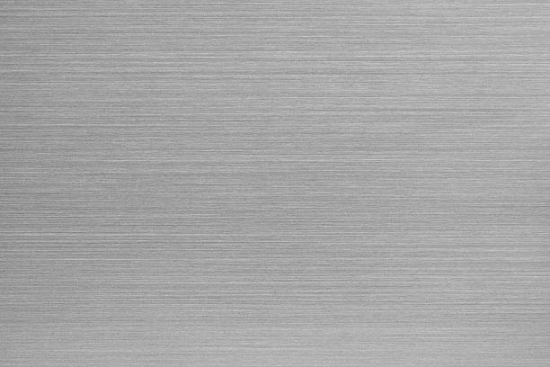 aluminium brossé texture - métal brossé photos et images de collection