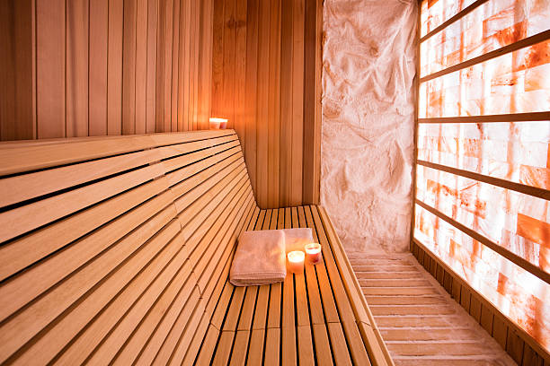 istock Salt room for halotherapy 528490226