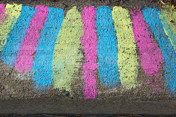 istock Colorful background of chalk 528495746