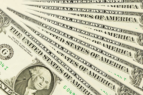 istock Close-up of one dollar on background 528496537