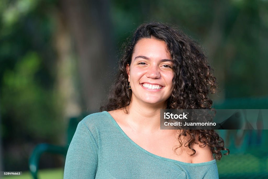Hispanic Young Woman Beautiful hispanic young woman posing smiling 20-29 Years Stock Photo