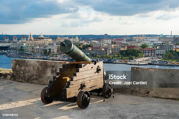 Fort Of Saint Charles In Havana Cuba Stock Photo - Download Image Now - Cuba, Cannon - Artillery, Harbor