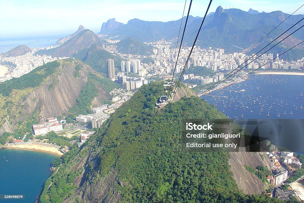 Rio de Janeiro, Brazil Aerial View Stock Photo