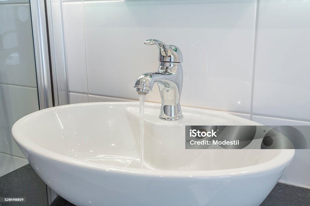 Fresh and clean water Chrome Stock Photo