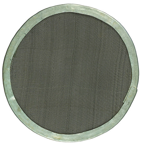 istock Old aluminum sieve handmade 528499317