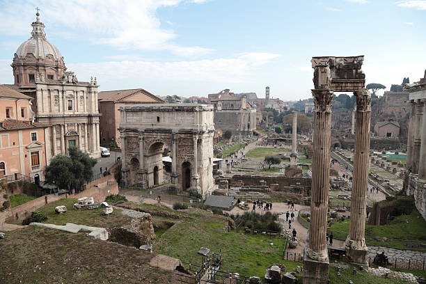 istock Ruins of Roman Forum 528499961